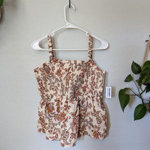 Old Navy - Sleeveless Smocked Babydoll Top
